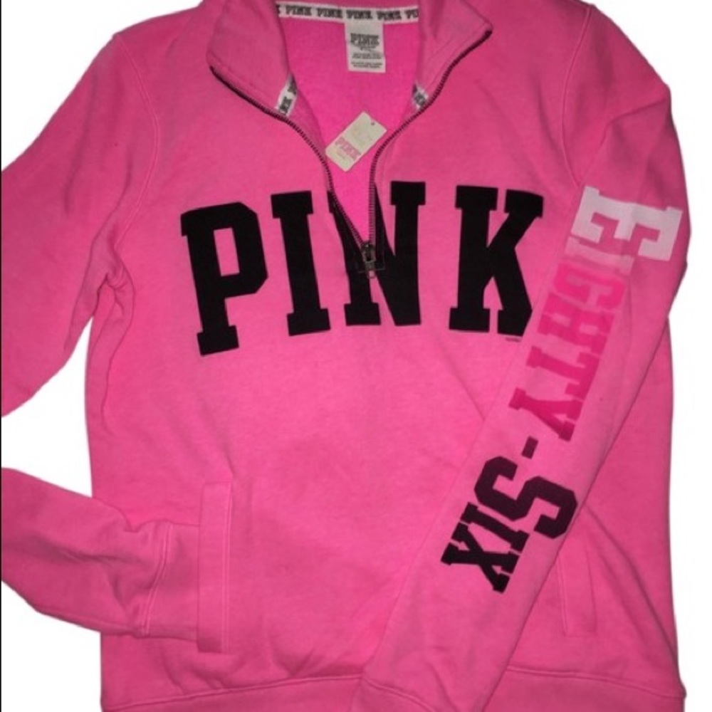 PINK  Boyfriend Pullover sweatshirt  NEW!